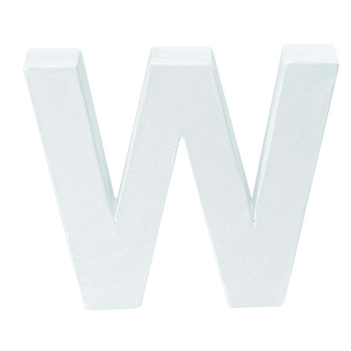 Papp-Buchstaben W 10x3,5cm